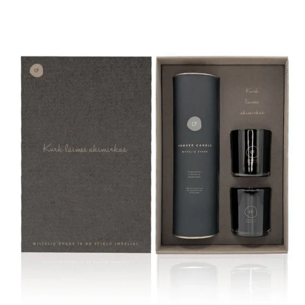 Miltelių žvakės rinkinys "Kurk laimės akimirkas"