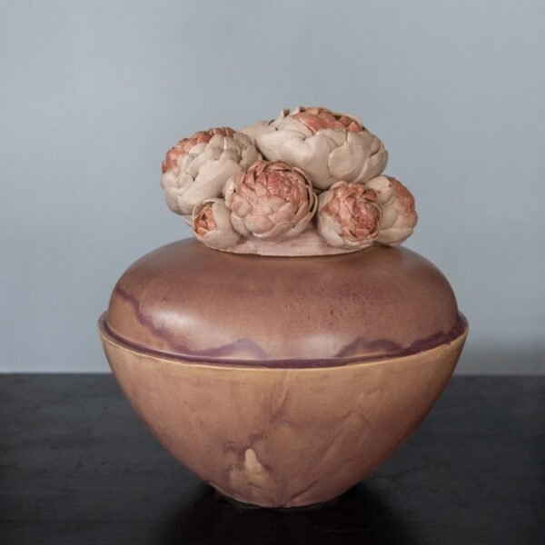 Ramunės rankų darbo keramikinis indas "Žiedų lobynas"