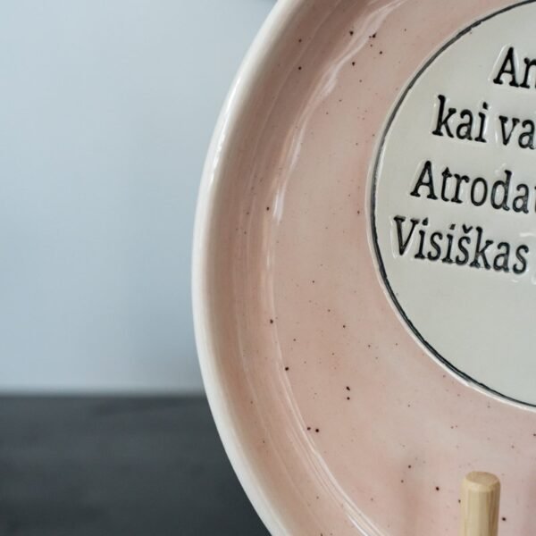 Keramikinė lėkštė "Antra diena"