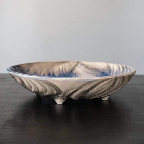 DSC08404-Edit.jpg Amber ceramics rankų darbo dubuo "Mėlynieji lapai"