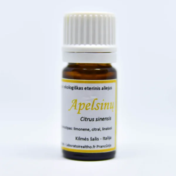 Apelsinų eterinis aliejus (Citrus sinensis) 5 ml