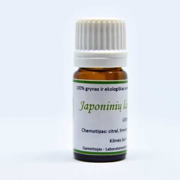 Japoninių laurenių eterinis aliejus (Litsea cubeba) 5 ml