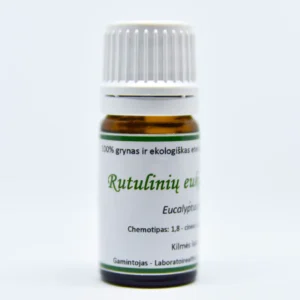 Eukaliptų rutulinių eterinis aliejus (Eucalyptus globulus) 5 ml
