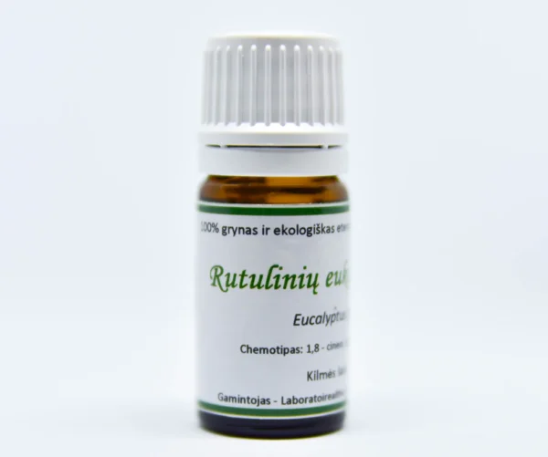 Eukaliptų rutulinių eterinis aliejus (Eucalyptus globulus) 5 ml
