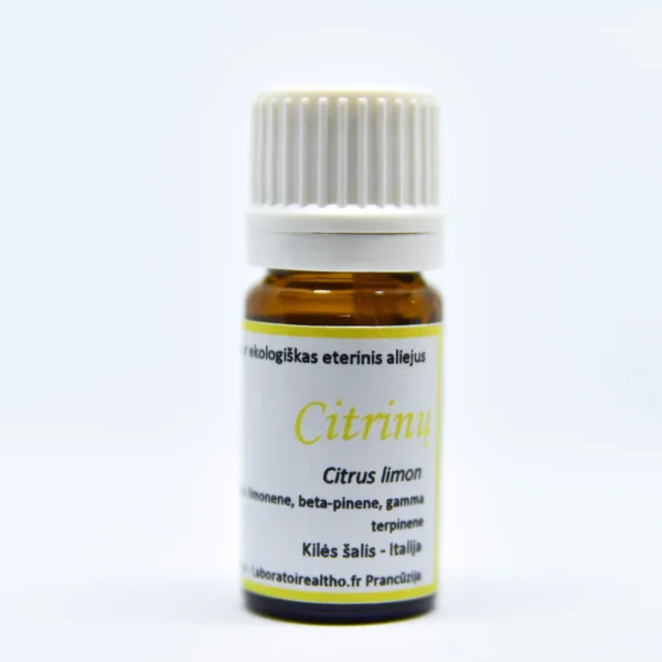 Citrinų eterinis aliejus (Citrus limon) 5 ml
