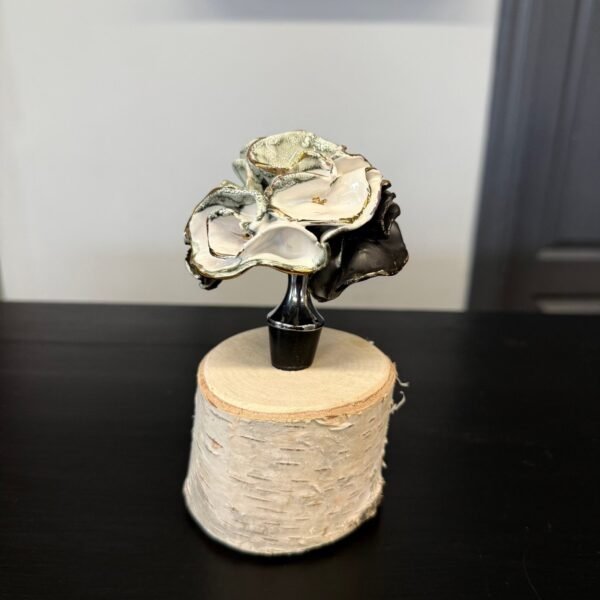 Keraminis butelio kamštis "Nepakartojama gėlė"