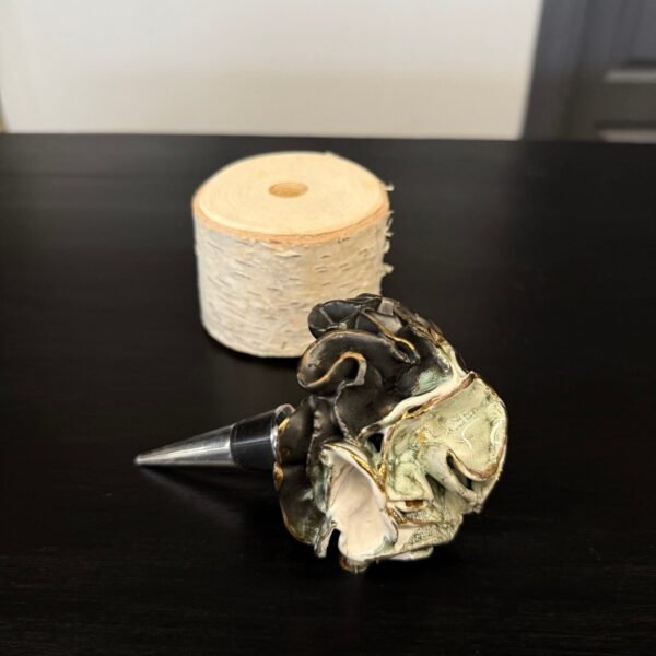 Keraminis butelio kamštis "Nepakartojama gėlė"