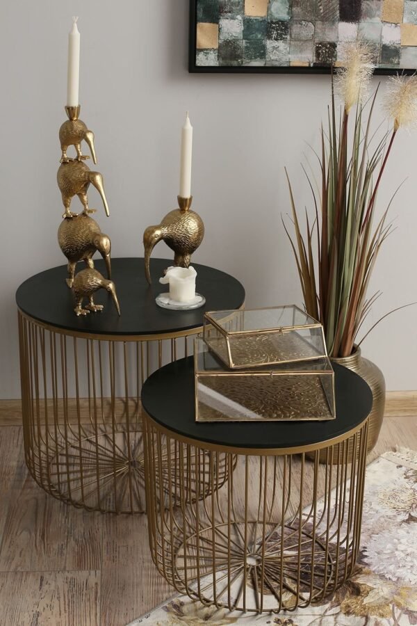 Dekoratyvinė žvakidė „Auksiniai paukščiai“