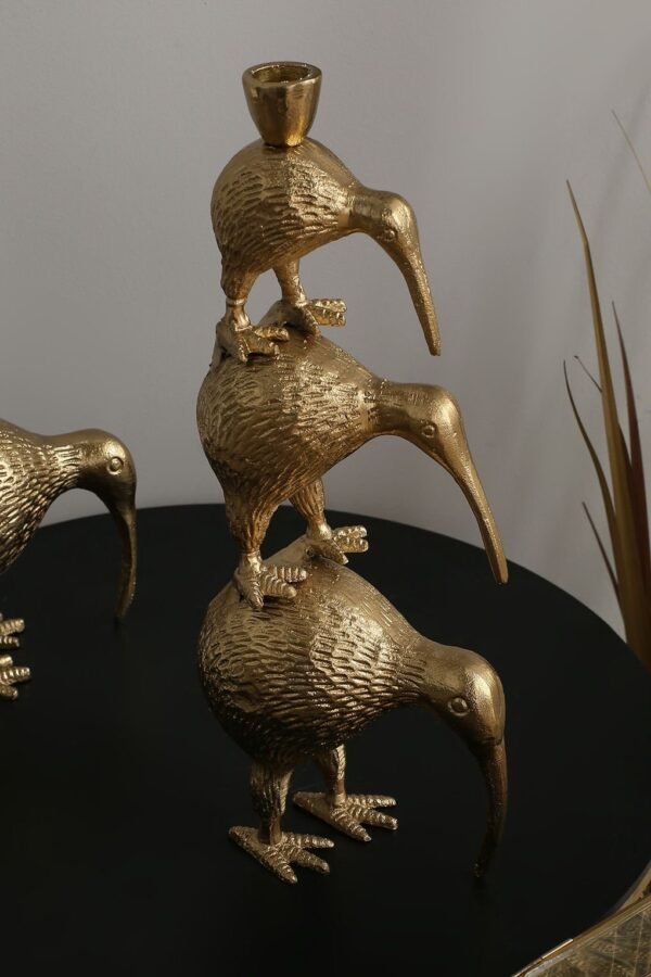 Dekoratyvinė žvakidė „Auksiniai paukščiai“