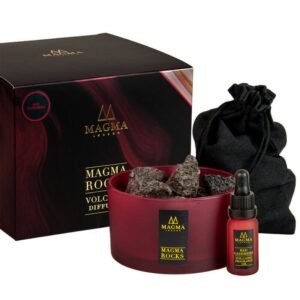 Namų kvapas vulkaninių akmenų difuzorius "Red cashmere"