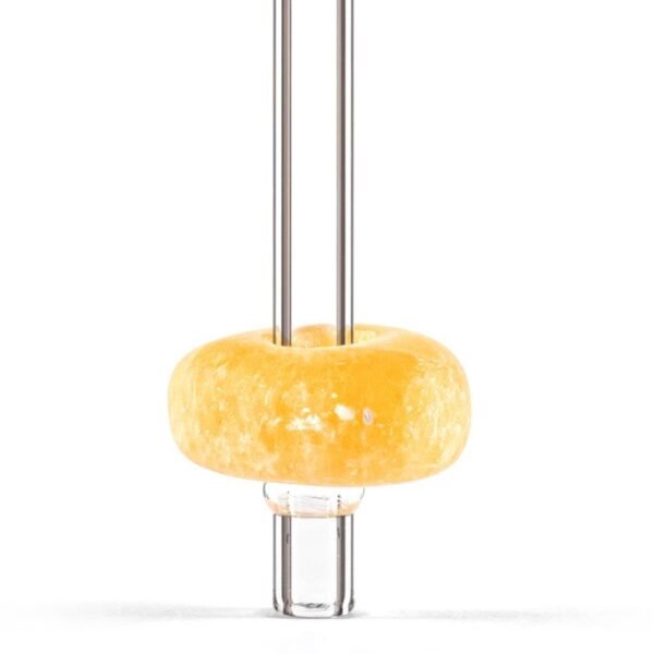 Vitajuwel stiklinis šiaudelis su Oranžiniu kalcitu