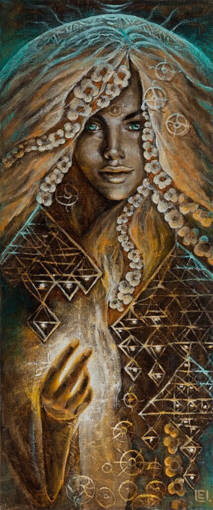 Eurikos Urbonavičiūtės paveikslo reprodukcija "Saulė (2017)"