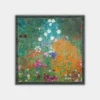 282_61c1c91e-7e33-4e1e-b86d-bcbc9218c4e6.webp Šilkinė skarelė Gustav Klimt - Sodybos sodas (53x53cm)