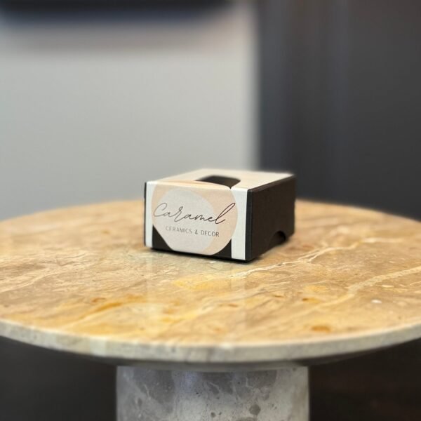 "Nelygūs stačiakampiai" keraminiai auskarai