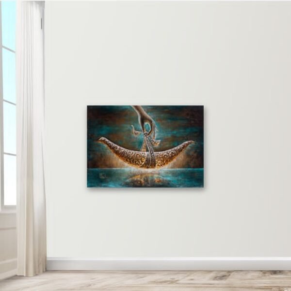 Eurikos Urbonavičiūtės paveikslo reprodukcija "Šeimos sargas"