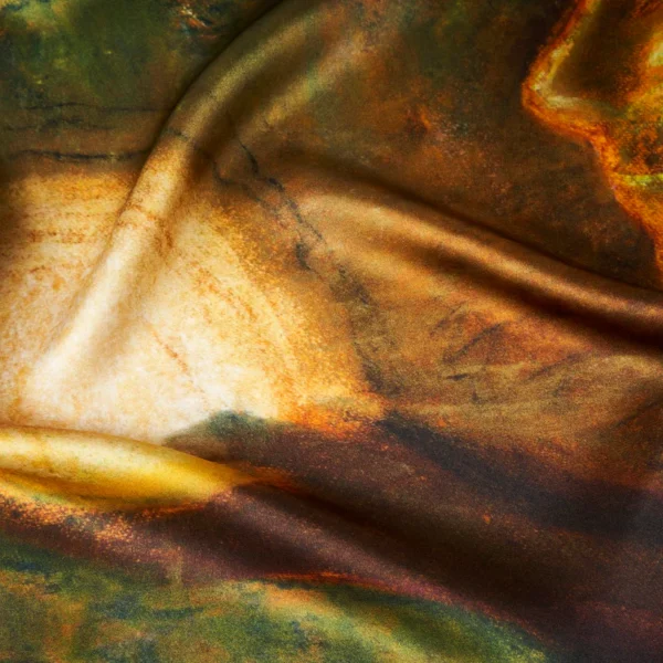 Šilkinis šalis M.K. Čiurlionis - Bičiulystė (170x53cm)