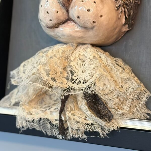 Keramikinis kiškio paveikslas