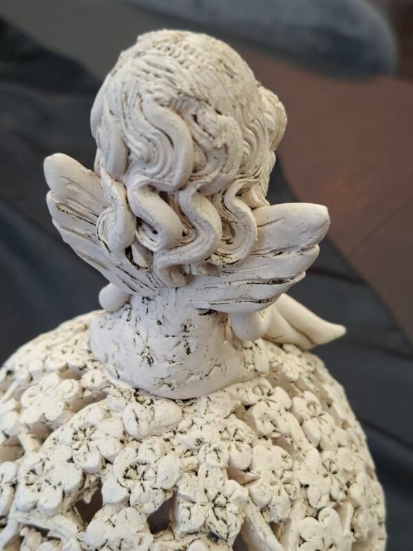 Keraminė žvakidė / šeimos židinys „Angelėlis“