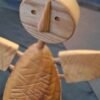 1000027940 Medinė statulėlė „Angelas išskleistais sparnais“